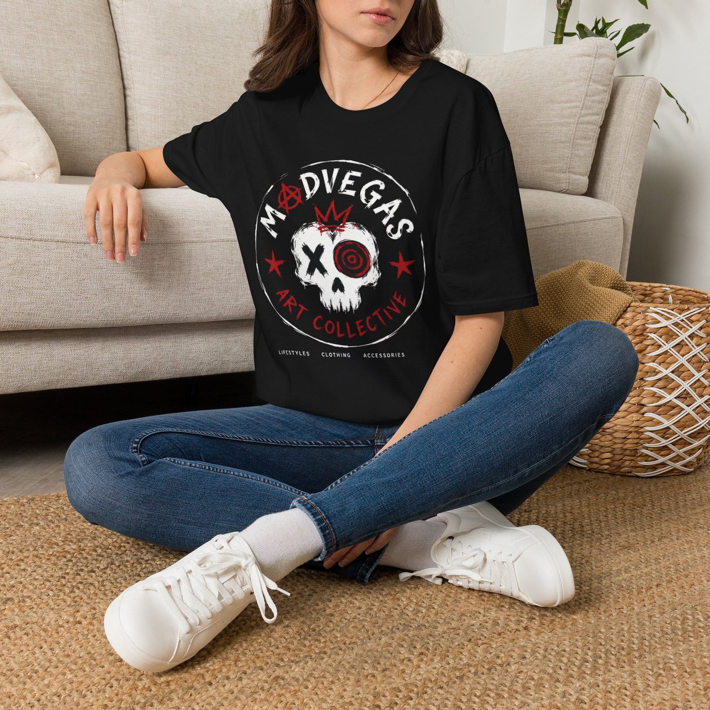 Skull Logo T-Shirt — Mad Vegas Art Collective Graphic Tee