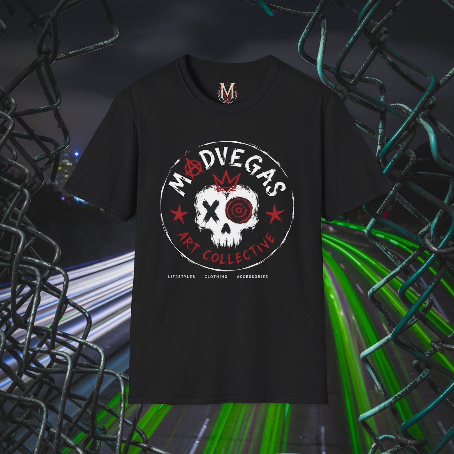 Skull Logo T-Shirt — Mad Vegas Art Collective Graphic Tee