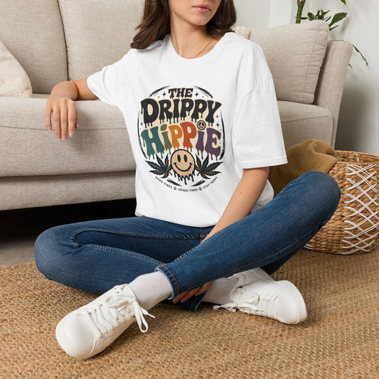 Drippy Hippie T-Shirt — Retro Psychedelic Peace Tee