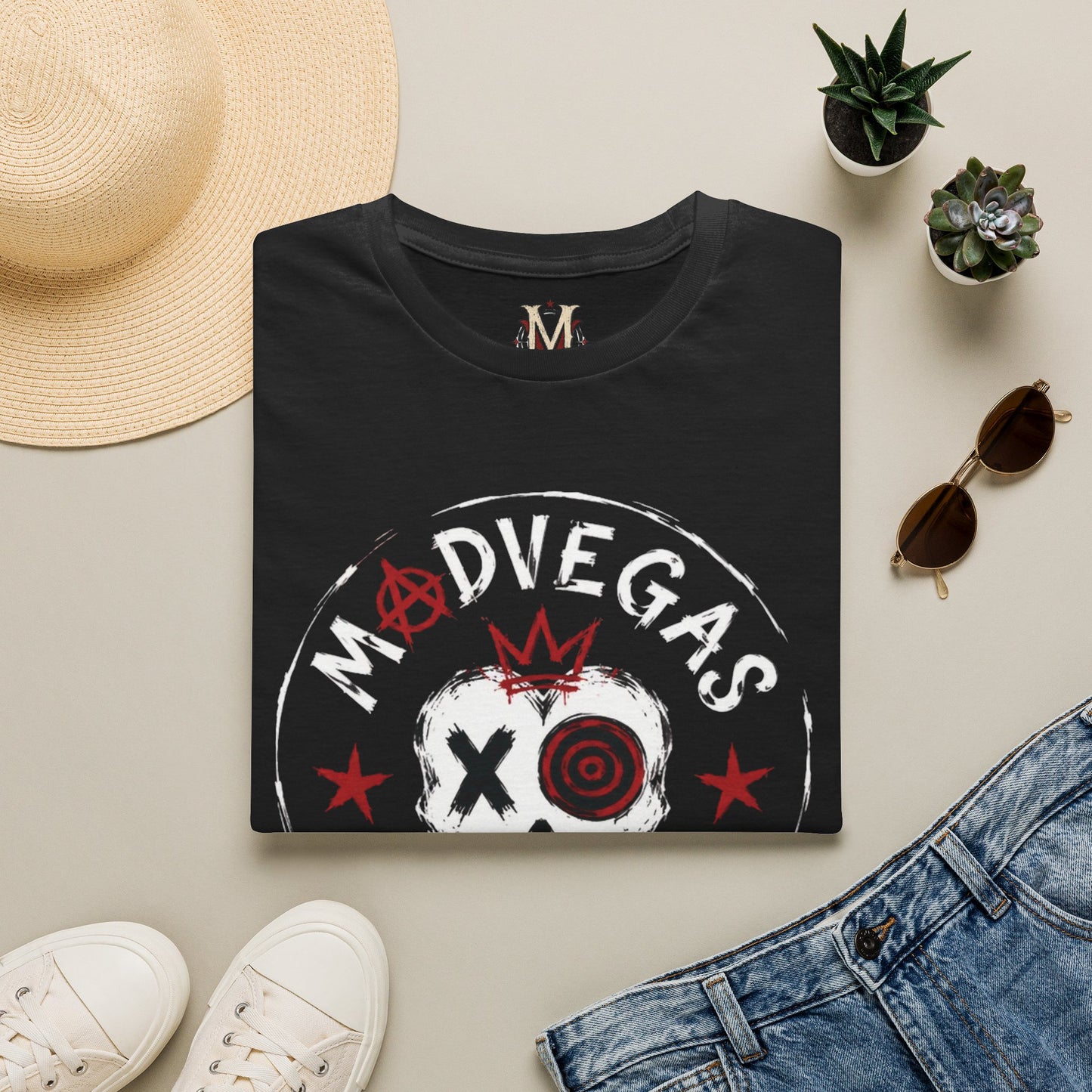 Skull Logo T-Shirt — Mad Vegas Art Collective Graphic Tee