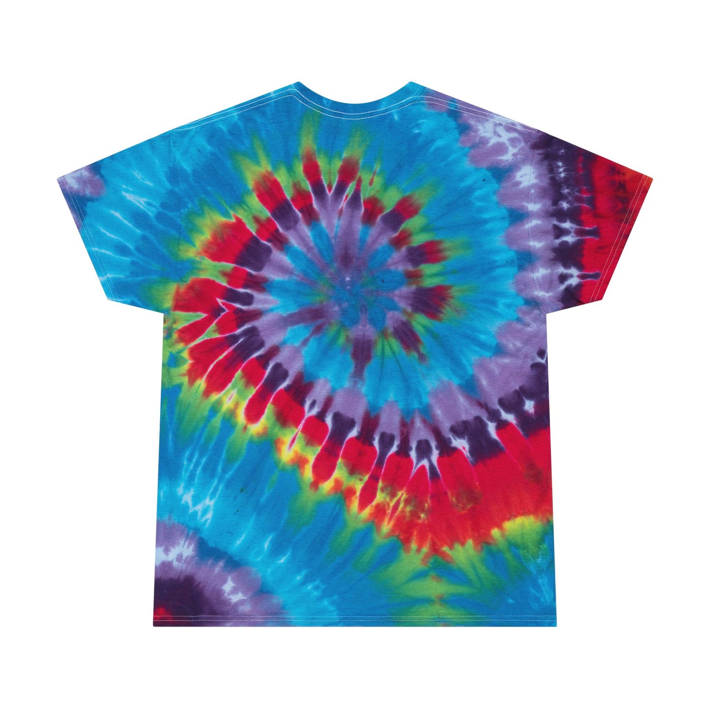 Drippy Hippie Spiral Tie-Dye Tee – Retro Smiley Graphic T-Shirt
