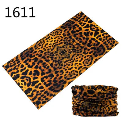 1551-1600 Flower Animal Print Turban Seamless Bandanas Headwear Scarf Magic Headband Face Mask Wrap Bike Headscarf Frauen Schal