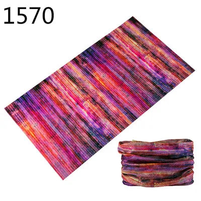 1551-1600 Flower Animal Print Turban Seamless Bandanas Headwear Scarf Magic Headband Face Mask Wrap Bike Headscarf Frauen Schal