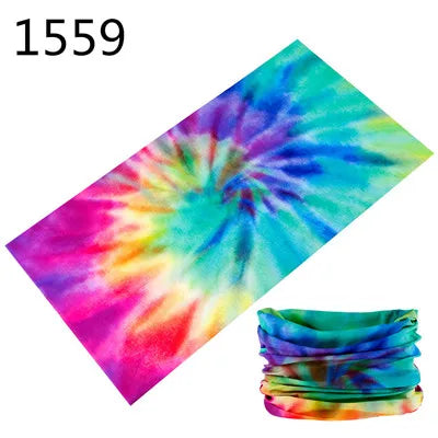 1551-1600 Flower Animal Print Turban Seamless Bandanas Headwear Scarf Magic Headband Face Mask Wrap Bike Headscarf Frauen Schal
