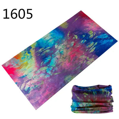 1551-1600 Flower Animal Print Turban Seamless Bandanas Headwear Scarf Magic Headband Face Mask Wrap Bike Headscarf Frauen Schal