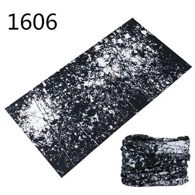 1551-1600 Flower Animal Print Turban Seamless Bandanas Headwear Scarf Magic Headband Face Mask Wrap Bike Headscarf Frauen Schal