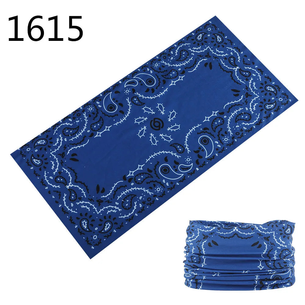 1551-1600 Flower Animal Print Turban Seamless Bandanas Headwear Scarf Magic Headband Face Mask Wrap Bike Headscarf Frauen Schal