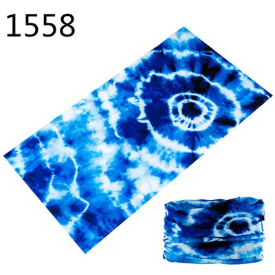 1551-1600 Flower Animal Print Turban Seamless Bandanas Headwear Scarf Magic Headband Face Mask Wrap Bike Headscarf Frauen Schal