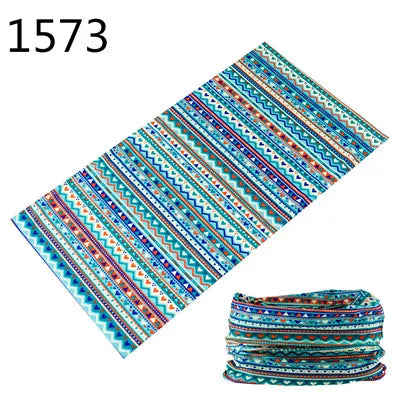 1551-1600 Flower Animal Print Turban Seamless Bandanas Headwear Scarf Magic Headband Face Mask Wrap Bike Headscarf Frauen Schal
