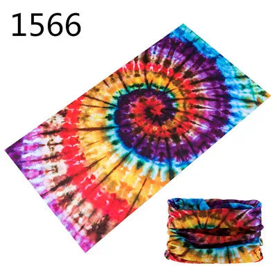 1551-1600 Flower Animal Print Turban Seamless Bandanas Headwear Scarf Magic Headband Face Mask Wrap Bike Headscarf Frauen Schal
