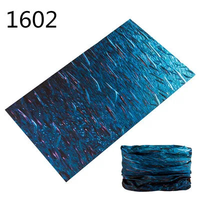 1551-1600 Flower Animal Print Turban Seamless Bandanas Headwear Scarf Magic Headband Face Mask Wrap Bike Headscarf Frauen Schal
