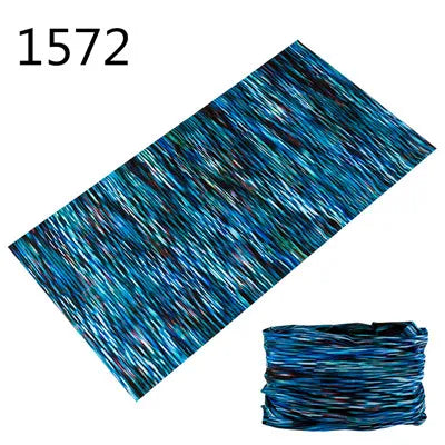 1551-1600 Flower Animal Print Turban Seamless Bandanas Headwear Scarf Magic Headband Face Mask Wrap Bike Headscarf Frauen Schal