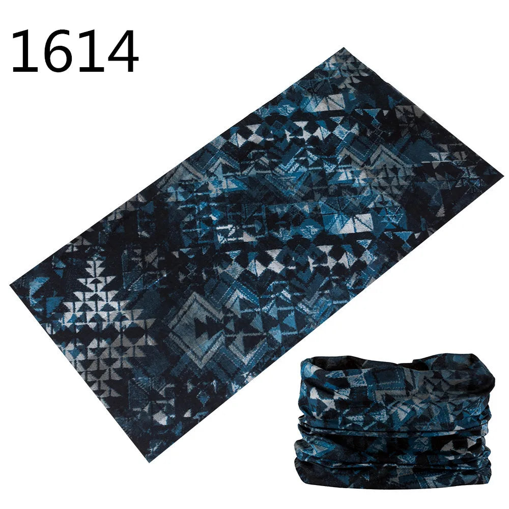 1551-1600 Flower Animal Print Turban Seamless Bandanas Headwear Scarf Magic Headband Face Mask Wrap Bike Headscarf Frauen Schal