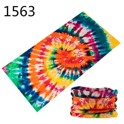 1551-1600 Flower Animal Print Turban Seamless Bandanas Headwear Scarf Magic Headband Face Mask Wrap Bike Headscarf Frauen Schal