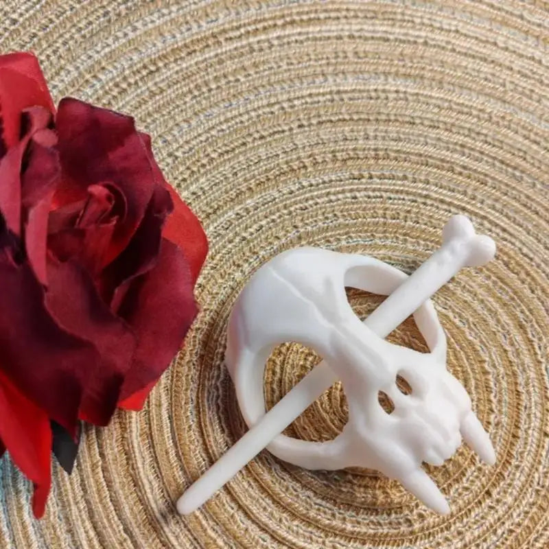 Hot Sale Ghost Skull Hair Sticks Gothic Skeleton Hairpin Women Hairclip Headwear Halloween Accessories