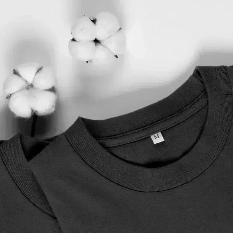 RAVE letter Men's T Shirt Fitness Sports Cotton Tee Casual Oversized O-Neck Summer Spring Loose Top Streetwear Trendy O-Neck Top