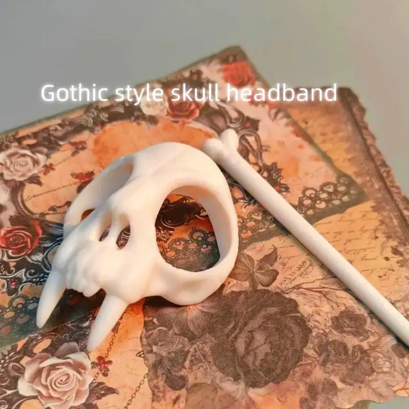 Hot Sale Ghost Skull Hair Sticks Gothic Skeleton Hairpin Women Hairclip Headwear Halloween Accessories