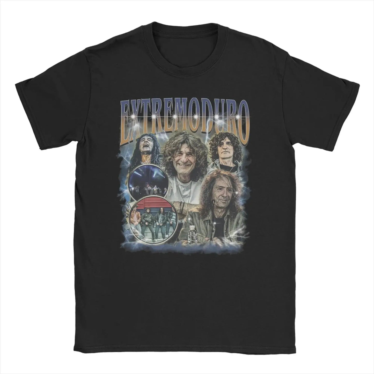 Vintage Rock Tops Robe Compilation- Four Songs By Extremoduro and Robe T-Shirts Print Cotton T Shirt Y2k Graphic Clothing Unisex