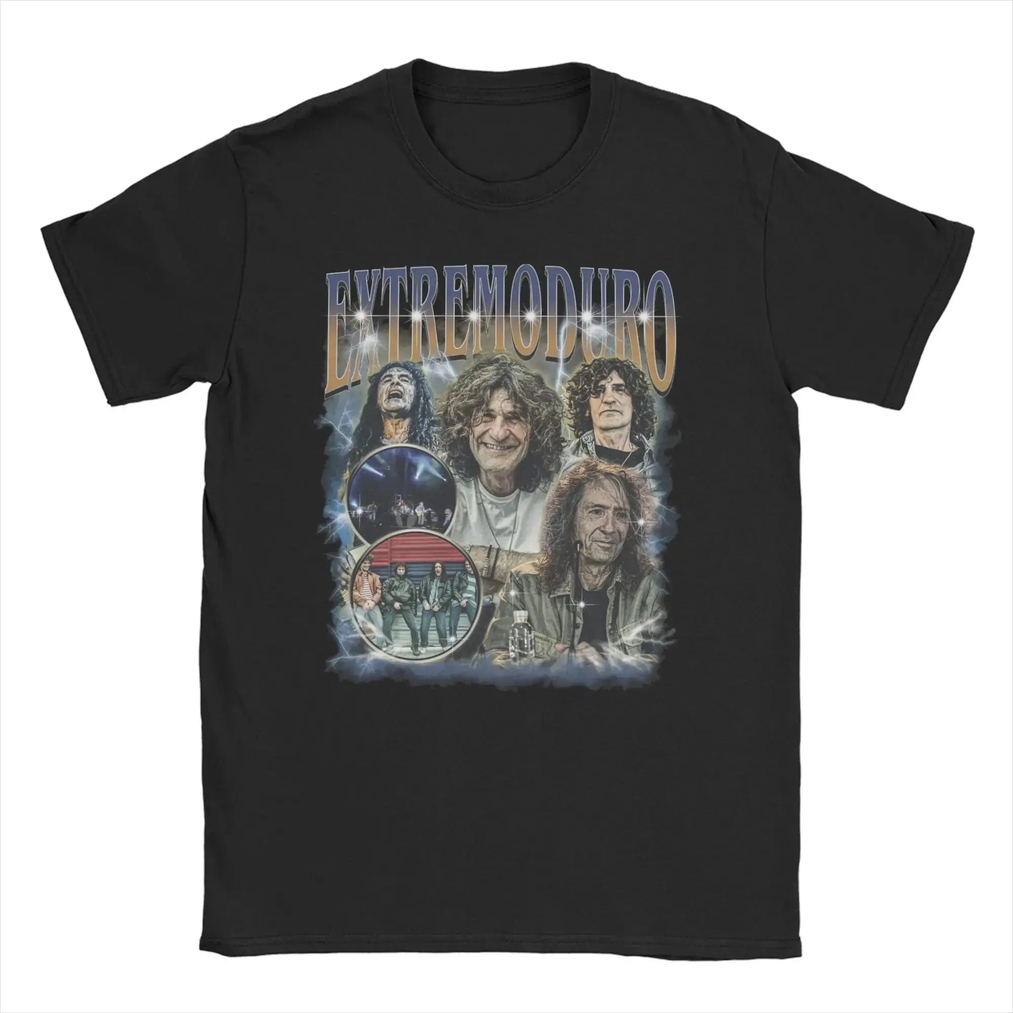 Vintage Rock Tops Robe Compilation- Four Songs By Extremoduro and Robe T-Shirts Print Cotton T Shirt Y2k Graphic Clothing Unisex