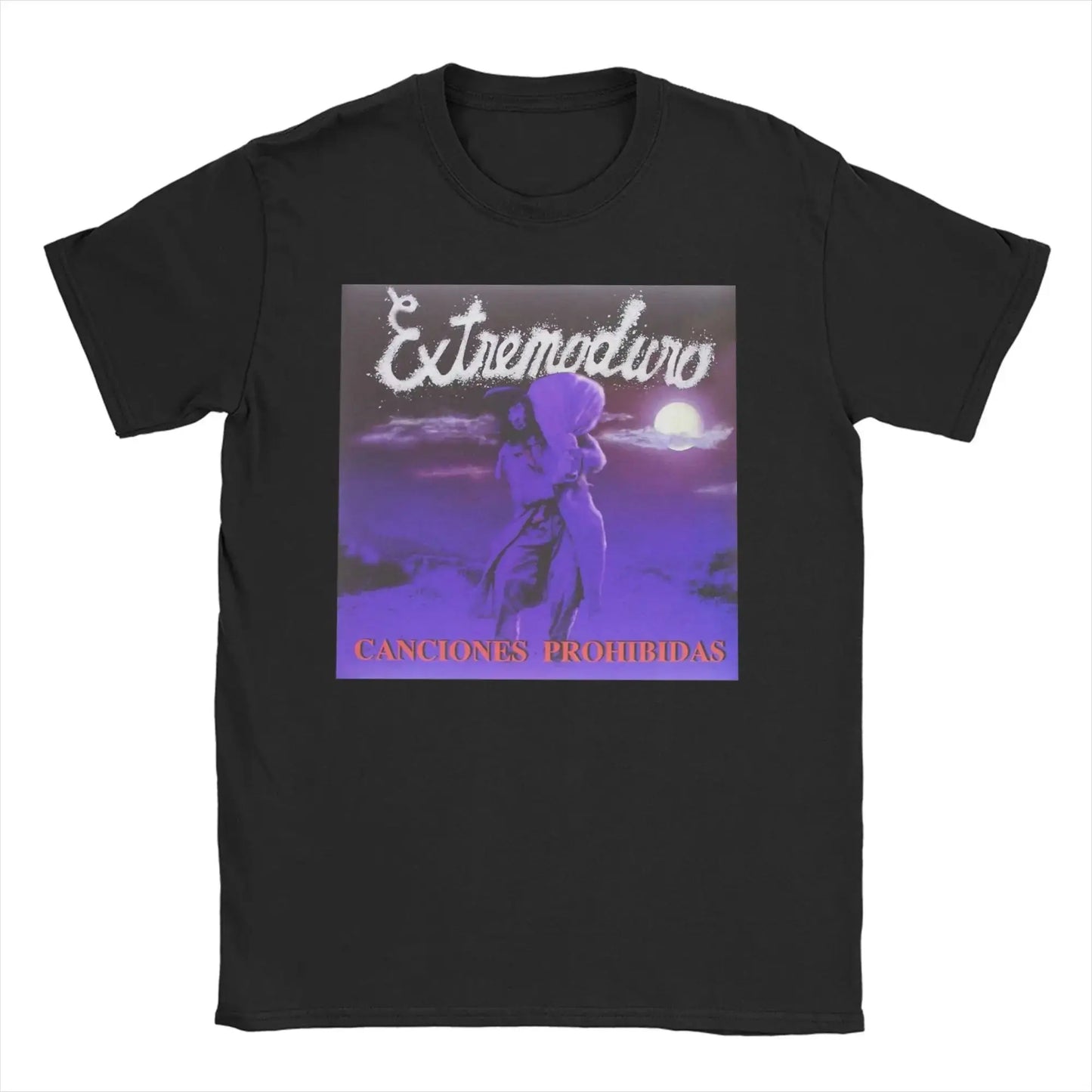 Vintage Rock Tops Robe Compilation- Four Songs By Extremoduro and Robe T-Shirts Print Cotton T Shirt Y2k Graphic Clothing Unisex