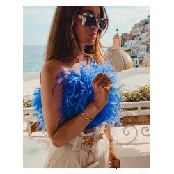 Black Feather Choker Collar Sexy Lace Women Neck Cover Punk Cape Shawl Party Cosplay Natural Feather With Lace Fake Collar