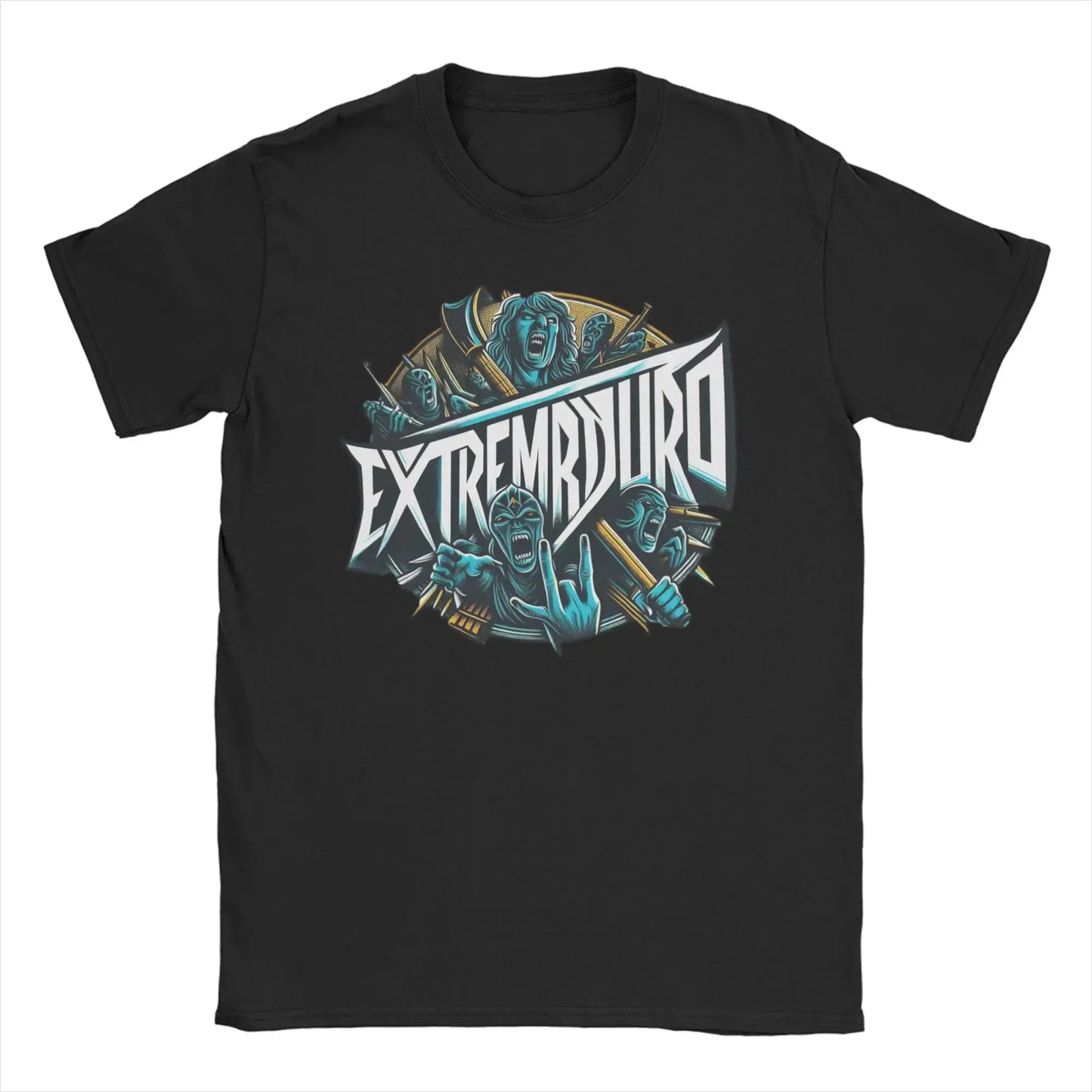 Vintage Rock Tops Robe Compilation- Four Songs By Extremoduro and Robe T-Shirts Print Cotton T Shirt Y2k Graphic Clothing Unisex