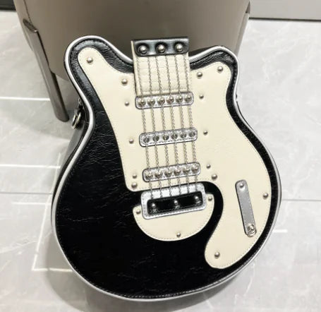 2018 Vintage Guitar-Shaped Handcrafted Shoulder Bag